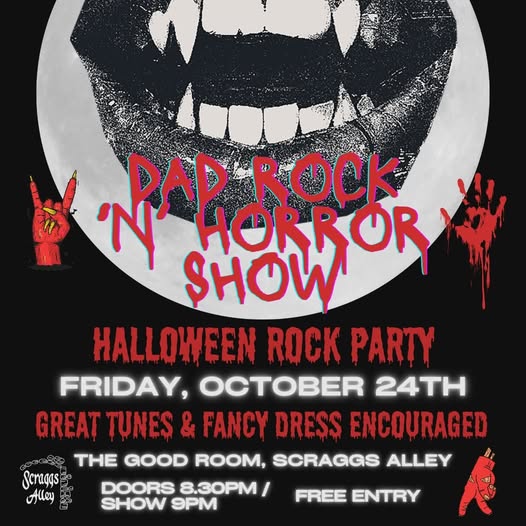 Halloween gig poster
